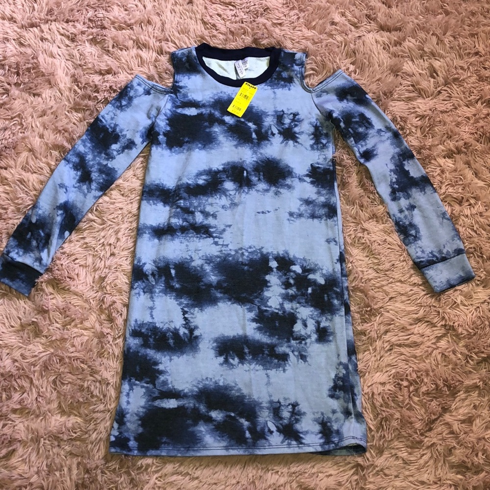 tie dye sweater dress